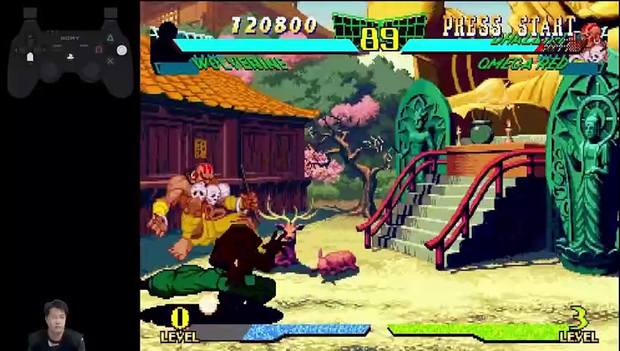 (PSX) Marvel Super Heroes vs Street Fighter - 07 - EX Extra Option menu - Mech-Zangief has ending
