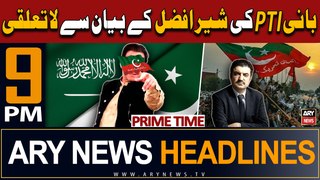 ARY News 9 PM Prime Time Headlines | 18th April 2024 | PTI Chief disowns Marwat's Statement