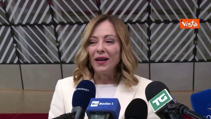 Meloni: "Draghi? Decideranno gli elettori, ma il vero tema e cambiare l'Unione Europea"