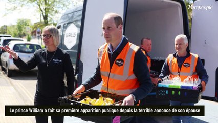 VIDEO William, prince jusqu'au bout... 1ère sortie depuis l'annonce de la maladie de Kate, le futur roi bouleversant
