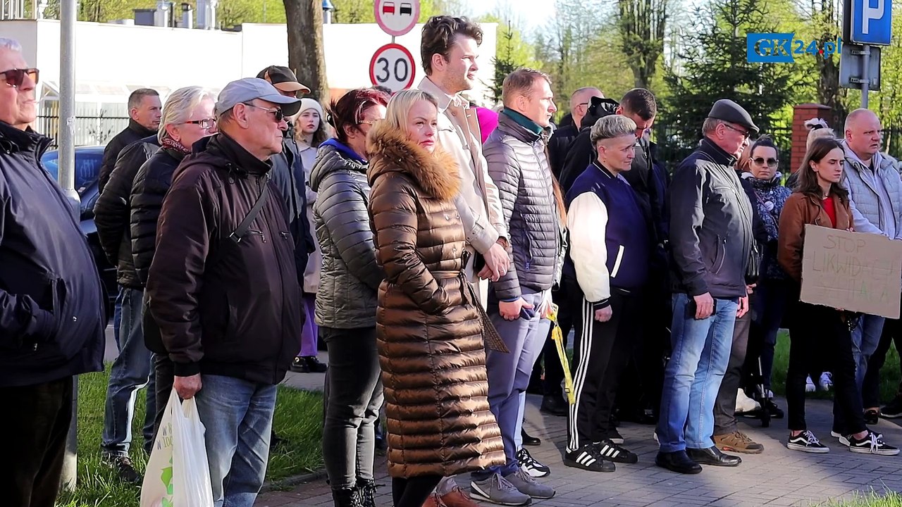 Protest w sprawie sytuacji w Szpitalu Wojewódzkim w Koszalinie
