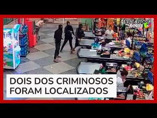 Câmera de segurança flagra arrastão, tiros e correria em supermercado no DF