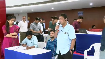 AHMEDABAD LOK SABHA ELECTIONS STATE LEVEL 1ST POSTAL BALLOT EXCHANGE MELA BY CEO GUJARAT
