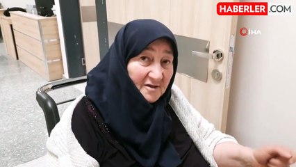 Depremzede yaşlı kadın korku dolu anları anlattı