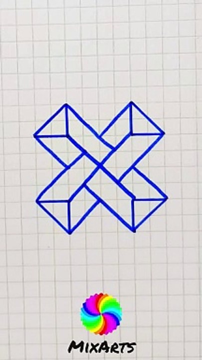 MixArts | How to Draw Aesthetic Figure Tutorial #art #3ddrawing #tutorial #aesthetic #principiante