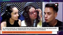 El legislador de la Renovación Neo trabaja en proyectos de educación vial y salud mental orientados a los jóvenes misioneros