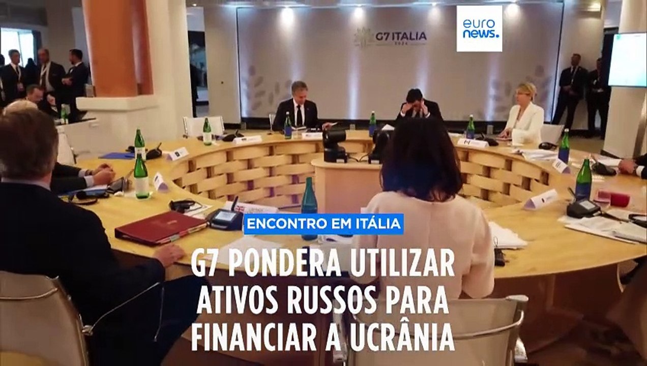 Países do G7 ponderam utilizar ativos russos congelados para financiar a Ucrânia