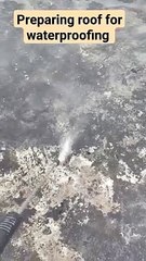 Preparing a roof for Waterproofing