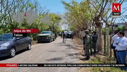 Tras un operativo de seguridad desmantelan red de secuestradores en Tabasco, dejando 8 muertos