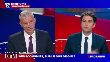 Gabriel Attal: "Il y a un système qui s'est organisé pour des multiplications de petits contrats entre lesquels on bénéficie du chômage"