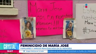 Feminicidio María José: Familiares y amigos realizan en su honor
