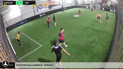 Faute de Djalil MENOUR - DUPLEIX