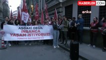 TİP İstanbul İl Örgütü, Asgari Ücret Artışını Protesto Etti