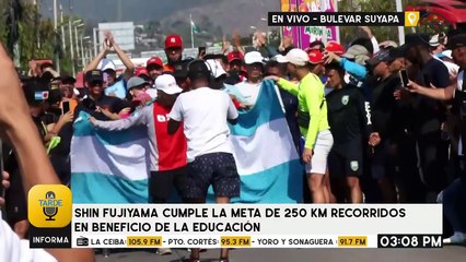 ¡250 kilómetros! Shin Fujiyama cumple la meta y llega a la UNAH