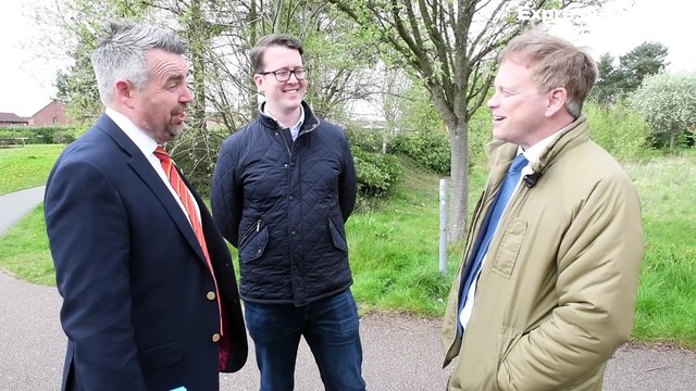 Secretary of State for Defence Grant Shapps visits Wolverhampton.