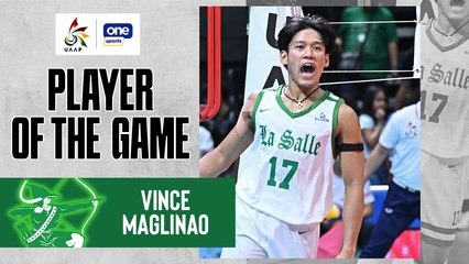 UAAP Player of the Game Highlights: Vince Maglinao posts all-around game in DLSU win
