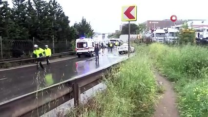 Sultanbeyli'de feci kaza.