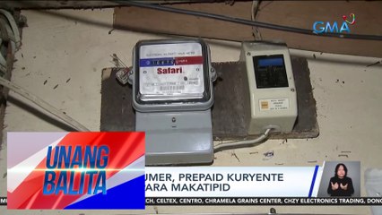 Ilang consumer, prepaid kuryente ang gamit para makatipid | UB