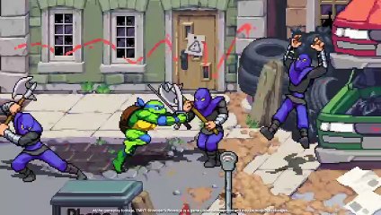 Teenage Mutant Ninja Turtles: Shredder's Revenge - Tráiler de Gameplay