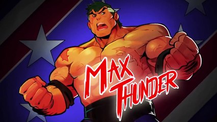 Streets of Rage 4 - Tráiler de Personaje "Max Thunder"