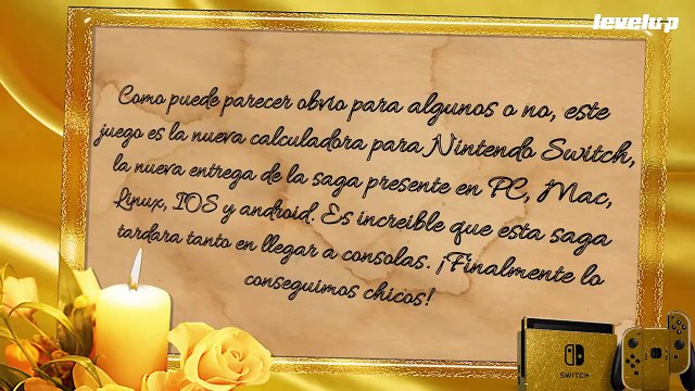 Calculadora para Nintendo Switch - ¿Nuevo GOTY?