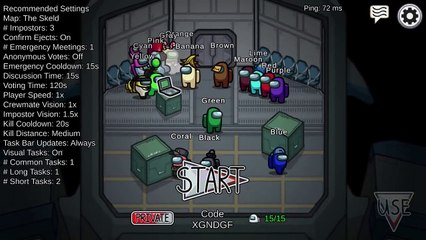 Among Us - Tráiler  de Anuncio "15 Player Lobbies"