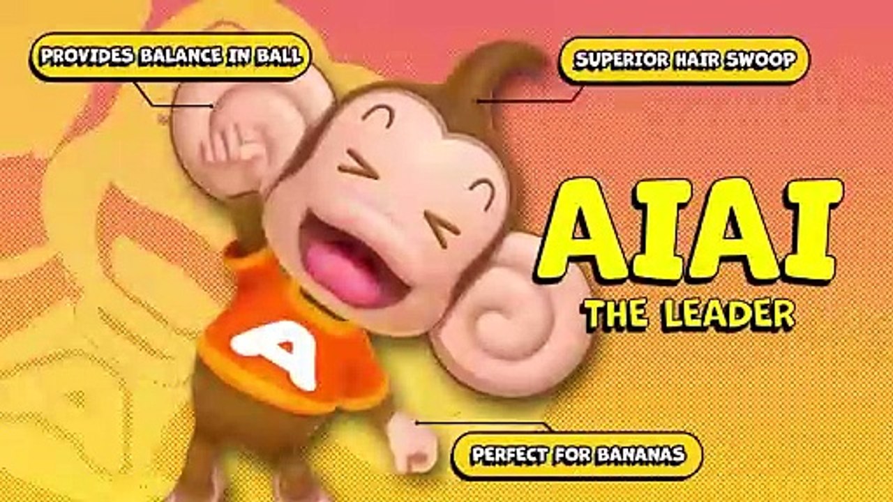 Super Monkey Ball Banana Mania - Tráiler de Personajes