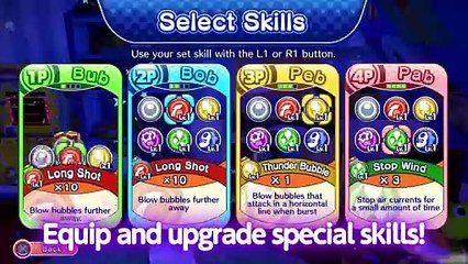 Bubble Bobble 4 Friends: The Baron's Workshop - Tráiler de Anuncio para PC