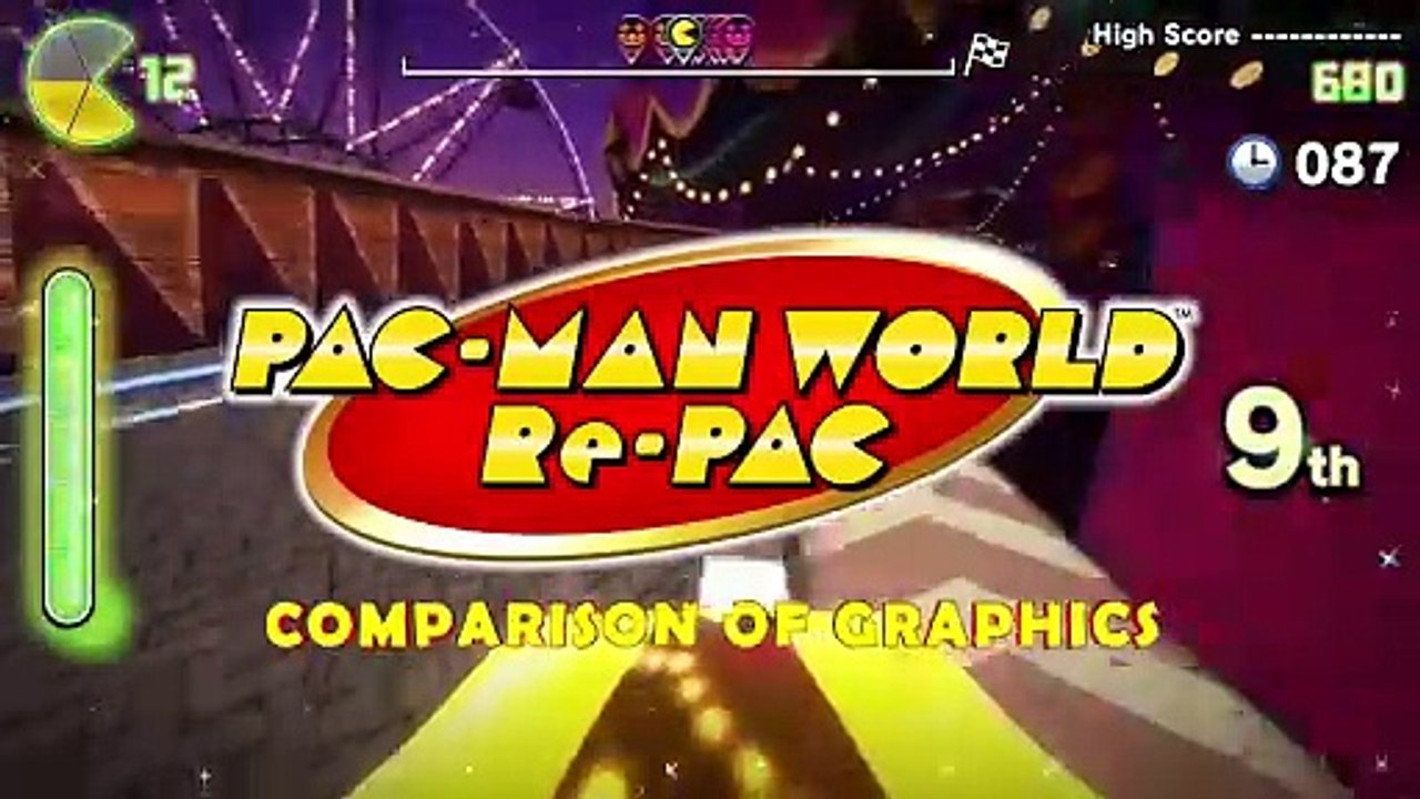 Pac-Man World Re-Pac - Tráiler Comparativa de G...