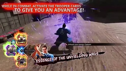 Like a Dragon: Ishin! - Tráiler de Jugabilidad "Combate Trooper Cards"