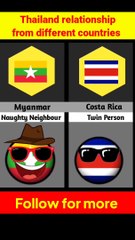 Thailand relationship from different countries ❤️❤️