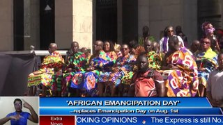 EMANCIPATION DAY TO BE AFRICAN EMANCIATION DAY