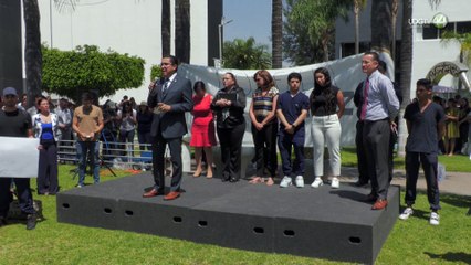 Estudiantes del CUCS realizan paro de labores para exigir localización de su compañero desaparecido