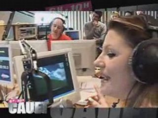 Cindy Sander chez Cauet