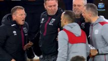 West Ham assistant Billy McKinlay SENT OFF after a Furious Touchline Row with Bayer Leverkusen Staff