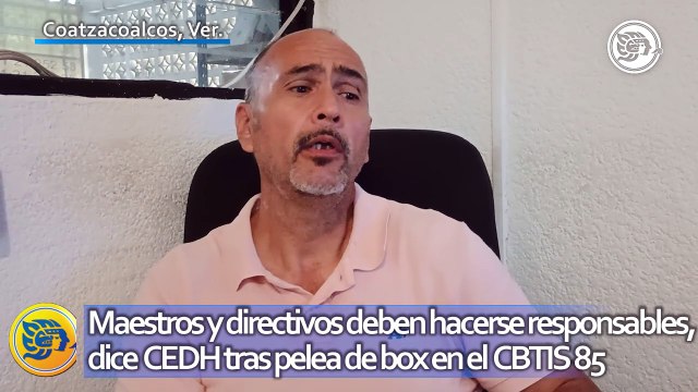 Maestros y directivos deben hacerse responsables, dice CEDH tras pelea de box en el CBTIS 85