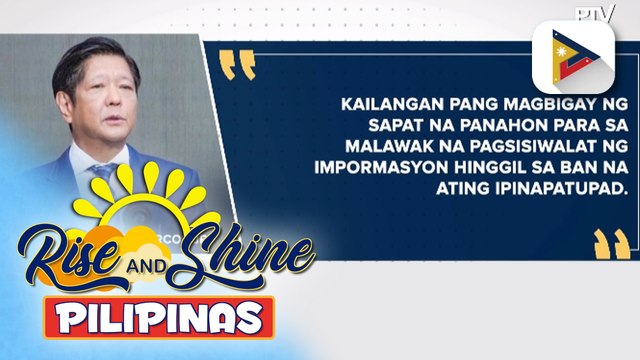 PBBM, nagbigay ng grace period sa ban sa e-trikes at e-bikes sa national roads