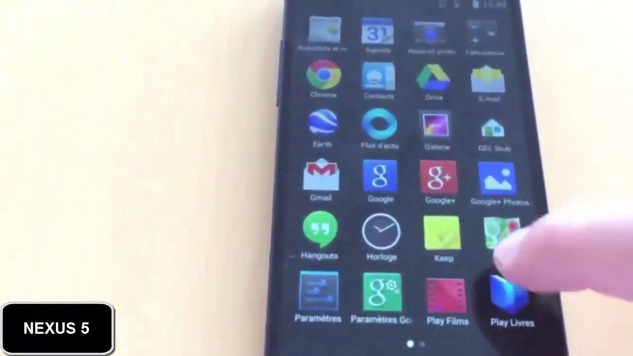 Video filtrado de Nexus 5