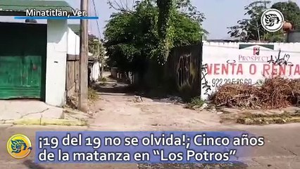 Se cumplen cinco años de la masacre en el bar "Los Potros" ¡19 del 19 no se olvida!