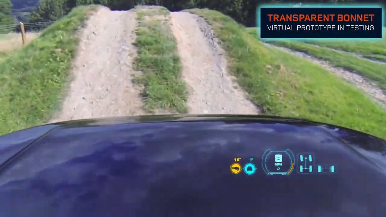 Land Rover capó transparente