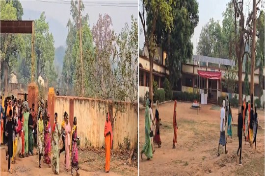 Bastar Lok Sabha Elections 2024: 80 हजार जवानों की कड़ी सुरक्षा में हो रही वोटिंग, वोट डालने दौड़कर भागे लोग