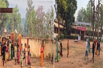 Bastar Lok Sabha Elections 2024: 80 हजार जवानों की कड़ी सुरक्षा में हो रही वोटिंग, वोट डालने दौड़कर भागे लोग