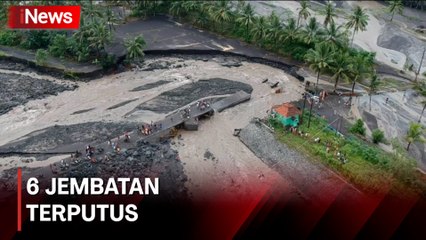 Diterjang Banjir Lahar Gunung Gemeru, 6 Jembatan di Lumajang Terputus