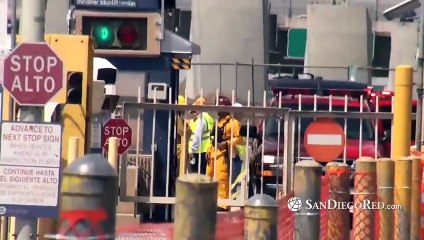 Video: Caos por cierre de garita