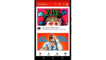VIDEO: El nuevo look para la aplicación de Android de YouTube