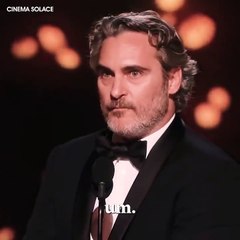 Joaquín Phoenix recuerda a su hermano durante los óscares