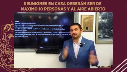 Reuniones en casa deberán ser de máximo 10 personas y al aire abierto