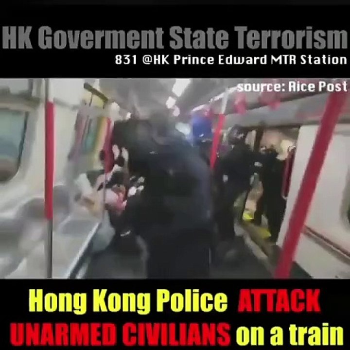 Policía de Hong Kong ataca a manifestantes desa...