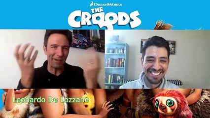 Entrevista a Leonardo de Lozzane sobre su personaje en "Los Croods 2: Una Nueva Era"