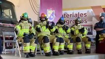 Marina del Pilar entrega equipo a bomberos